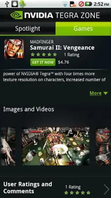 NVIDIA TegraZone android App screenshot 2